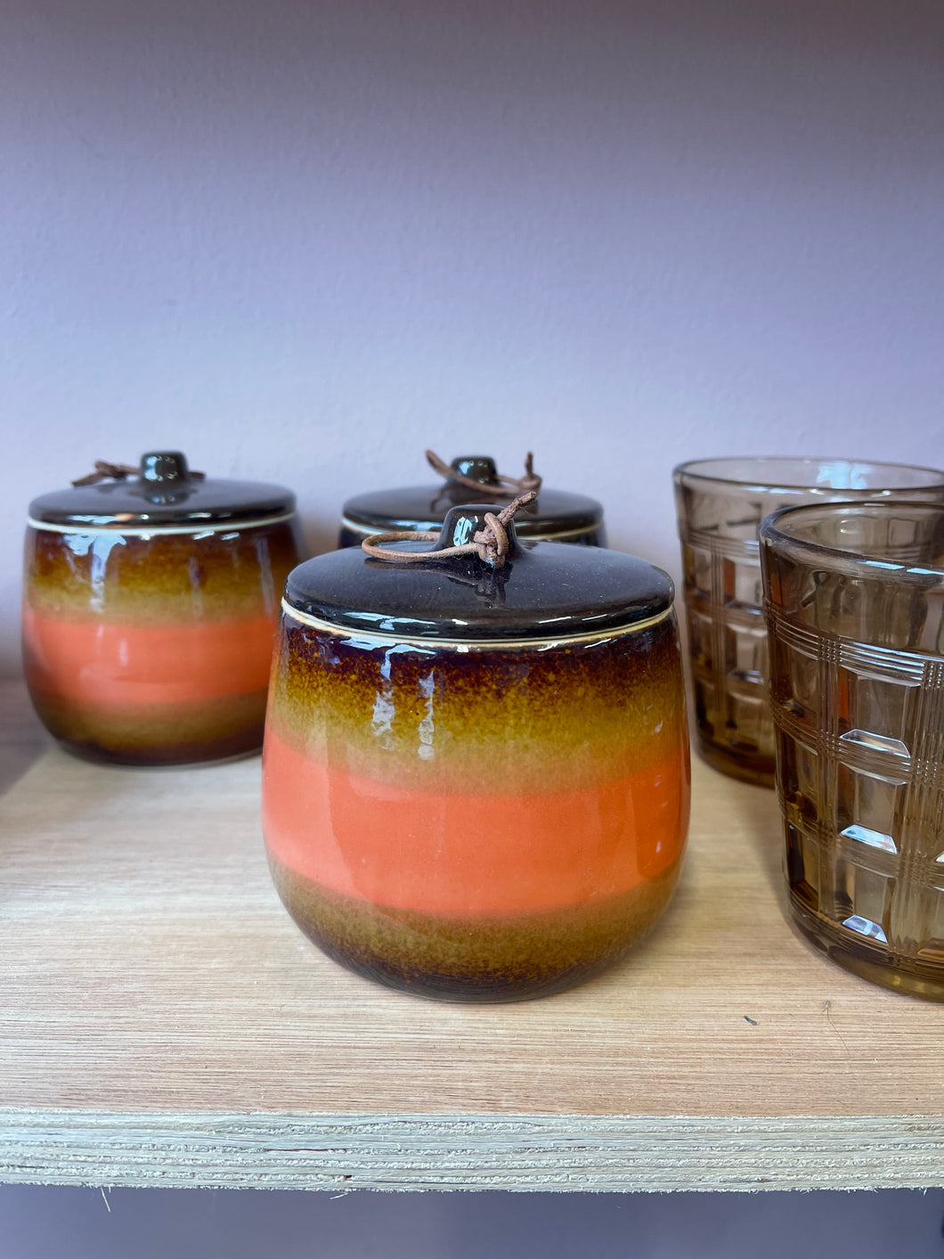 Bloomingville - Jar with Lid - Orange